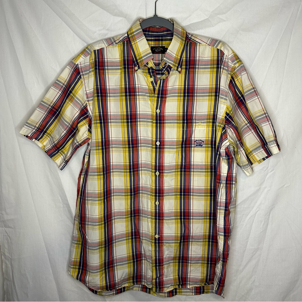 Paul & Shark Multicolor Plaid Casual Button Down Shirt